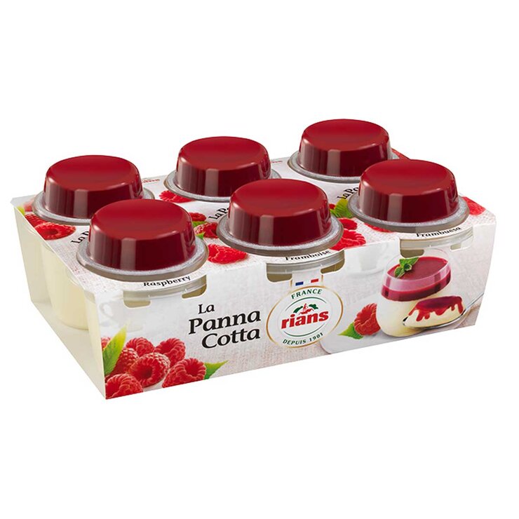 Rians Panna Cotta, 6 x 120g Rians Panna Cotta, 6 x 120g