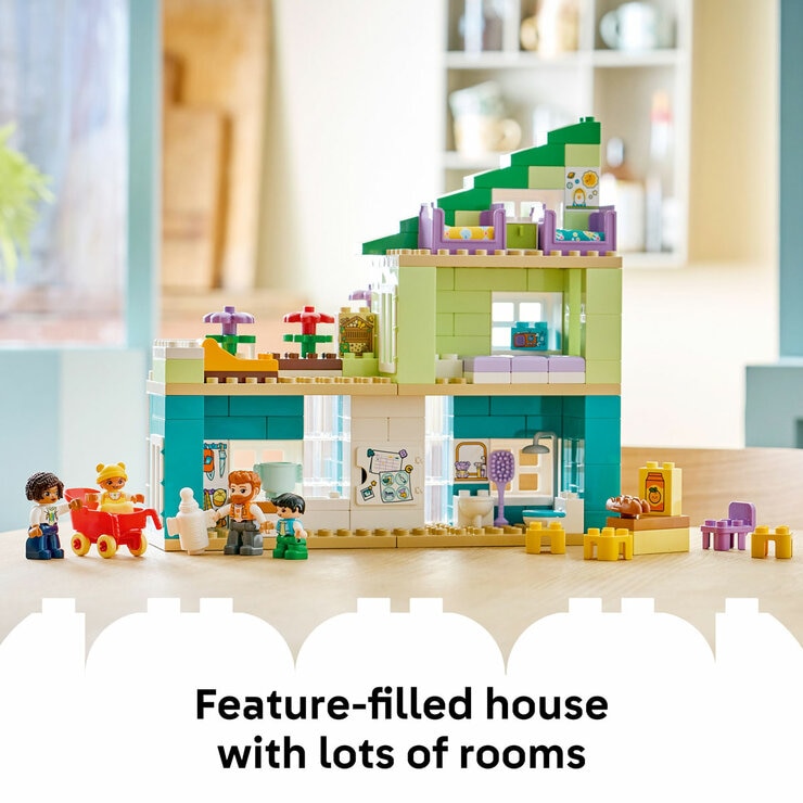 LEGO Duplo Town 3 in 1 Modern Family House with Figures - Model 10470 (2+ Years)