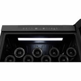 Hisense RW3N122GSLF, 46 Bottle Freestanding, Dual Zone Wine Cooler in Black