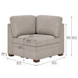 Tisdale Corner Piece _Dimensions