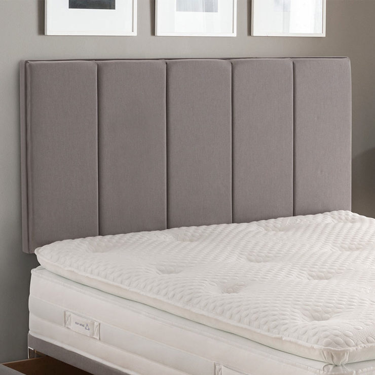Silentnight Brescia Grey Fabric Headboard Double Costco Uk Silentnight Brescia Grey Fabric Headboard Double