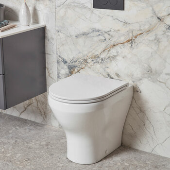 Tavistock Lindo Back To Wall Toilet With Pan And Seat