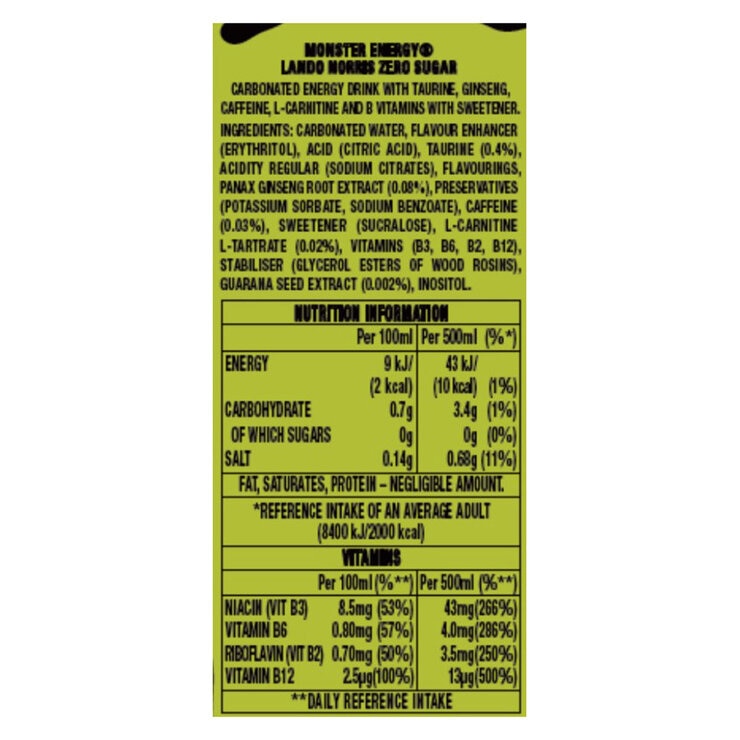 Nutritional Information