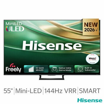 Hisense 55E8STUK 55 Inch Mini LED 4K UHD Smart TV