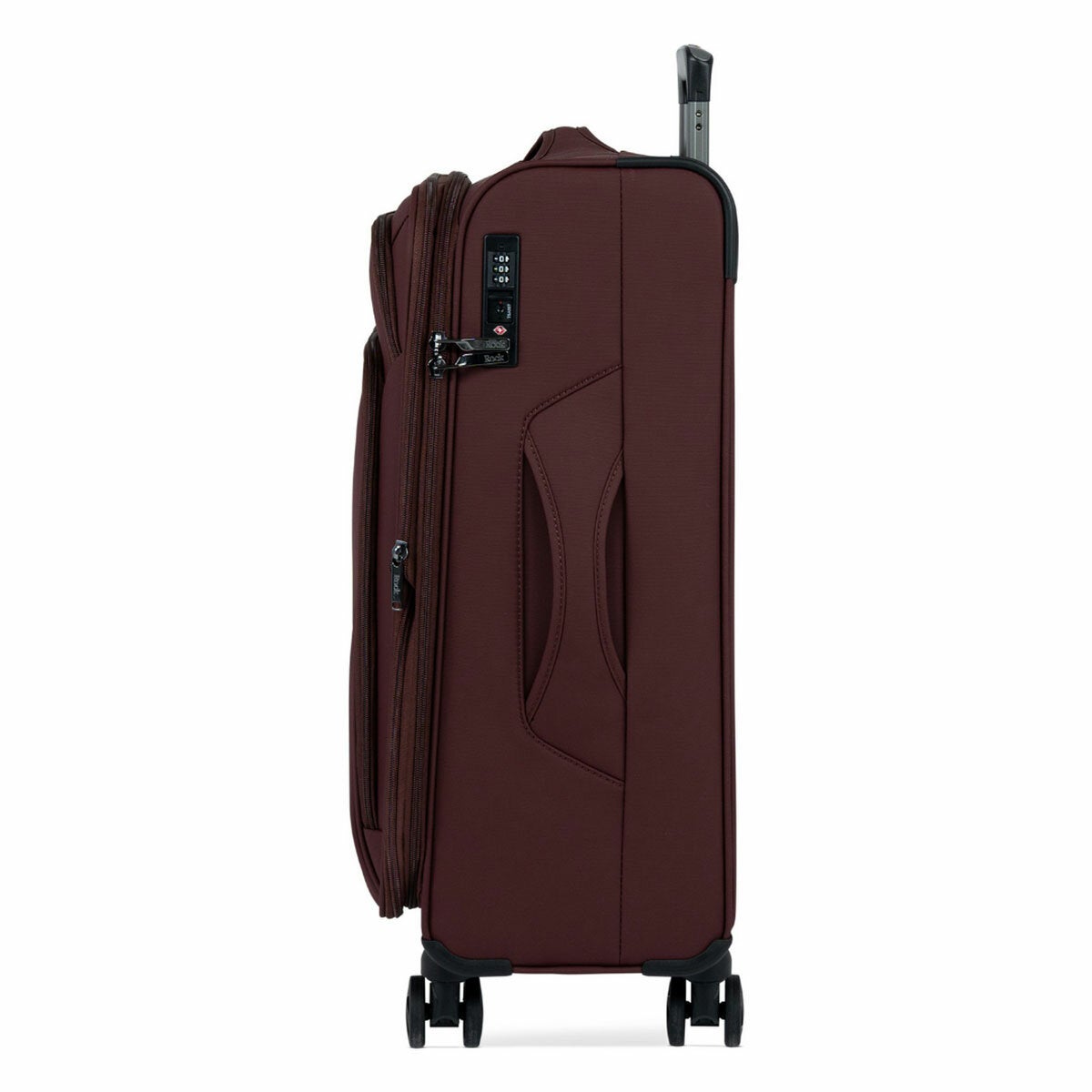 Rock Vitality Softshell Suitcase 4pc set in Burgundy