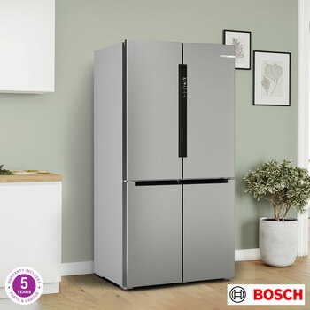 Bosch KFN96VPEAG, Multidoor Fridge Freezer, E Rated in Stainless Steel