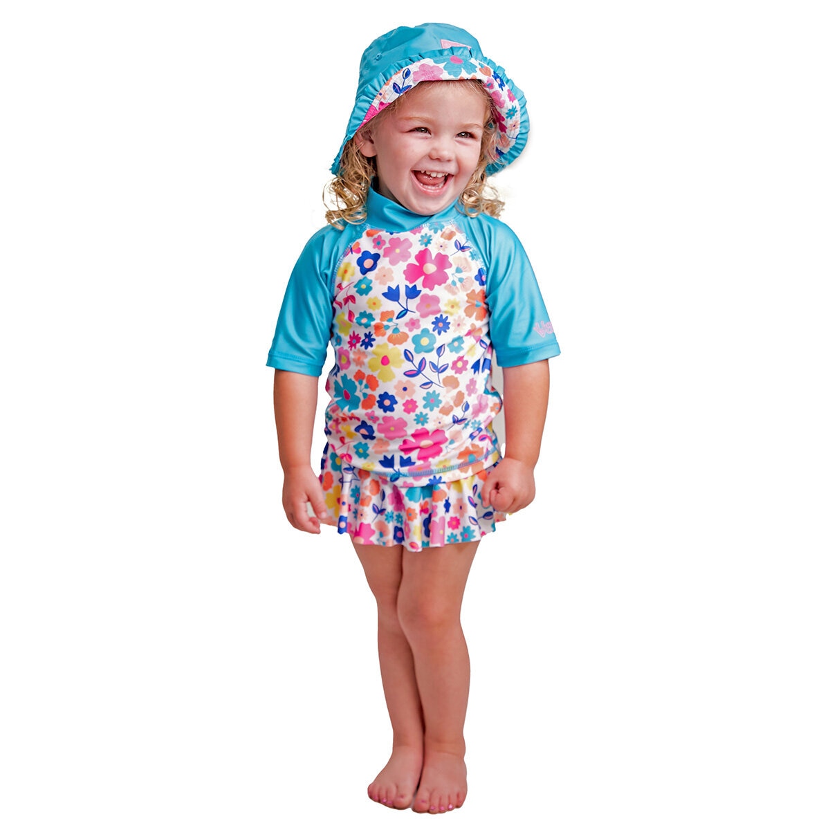 UV Skinz Kids Swim Set, 3 Piece in Pink
