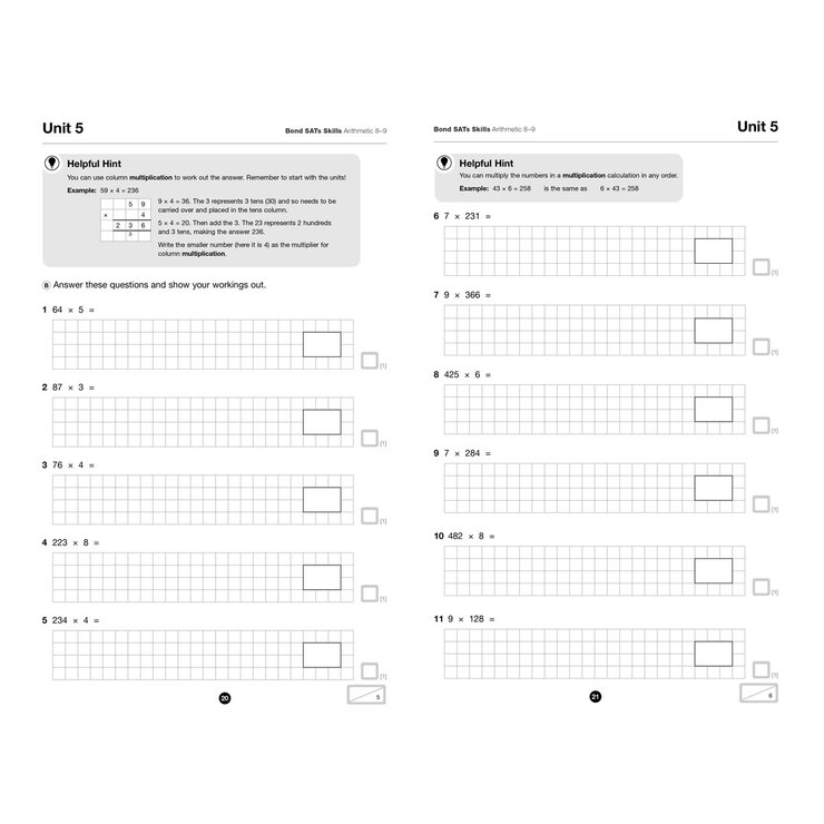Bond SATs Skills 6 Work Book Pack, KS2 Year 4 Ages 8-9 Bond SATs Skills 6 Work Book Pack, KS2 Year 4 Ages 8-9
