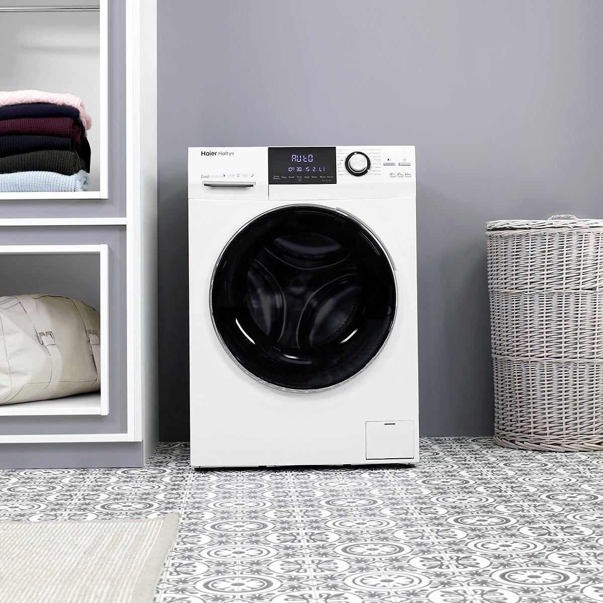 Haier Haltys HW100BD14756, 10kg, 1400rpm Washing Machine A+++50 Rating in White Costco UK