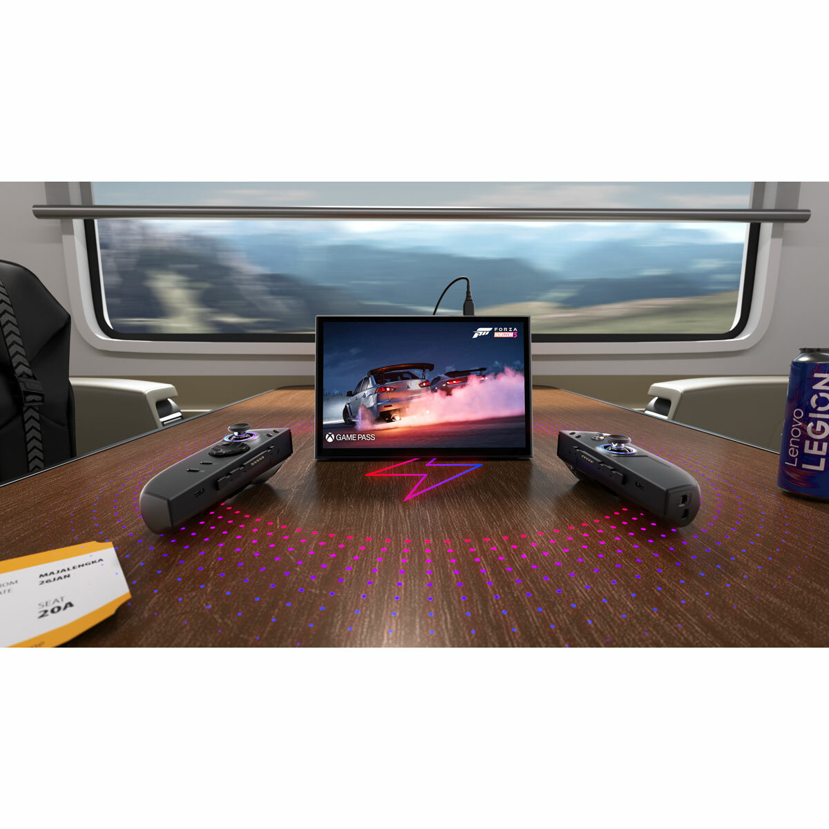 Lenovo Legion Go, AMD Ryzen Z2, 32GB RAM, 512GB SSD, 8.8 Inch Handheld Gaming PC Console, 83N1000NUK