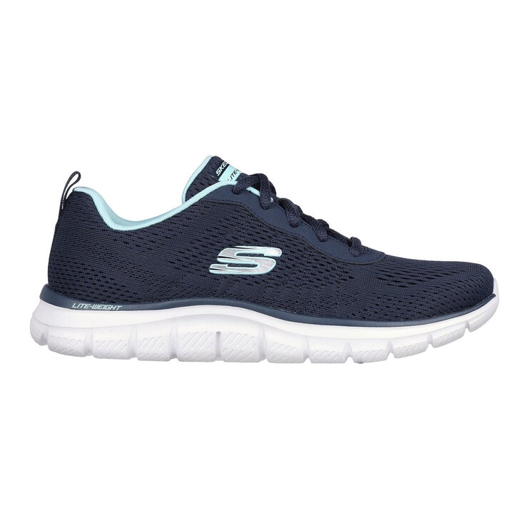 Skechers Ladies Track Staple Trainer in Navy