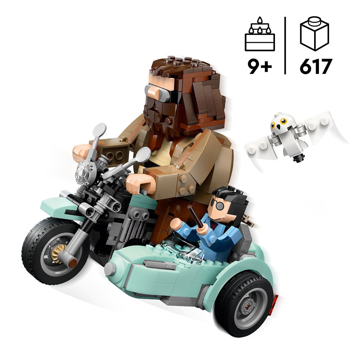 LEGO Harry Potter Hagrid & Harry's Motorcycle Ride - Model 76443 (9+ Years)