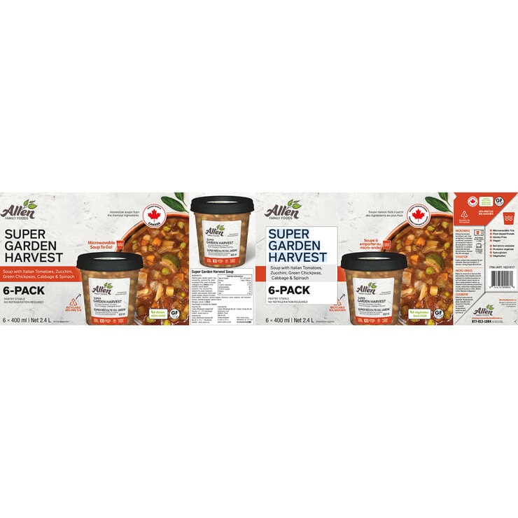 Nature's Classic Super Garden Harvest Soup, 6 x 400g Nature's Classic Super Garden Harvest Soup, 6 x 400g