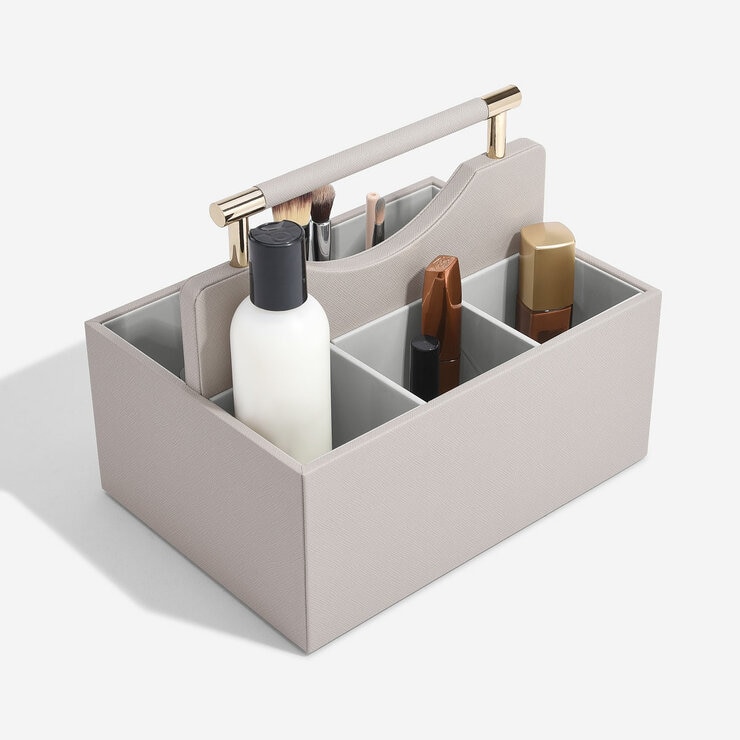 Taupe Classic Cosmetic Organiser Taupe Classic Cosmetic Organiser