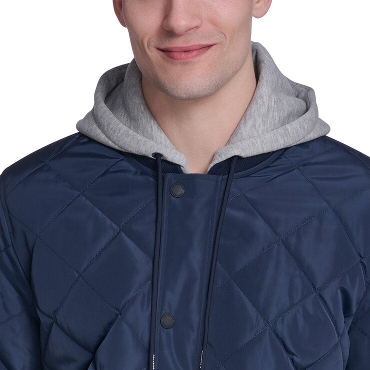 Converse Men's Hooded Bomber Jacket Converse Men's Hooded Bomber Jacket