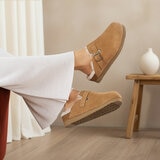 Bowron Ladies Shearling Clog Slippers