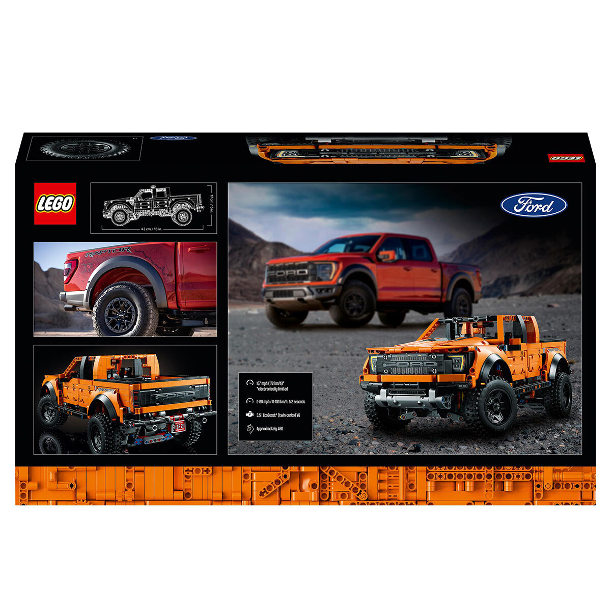 Buy LEGO Technic Ford Raptor Back of Box Image at Costco.co.uk