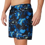 DKNY Men's Swim Shorts in Blue Flower Print