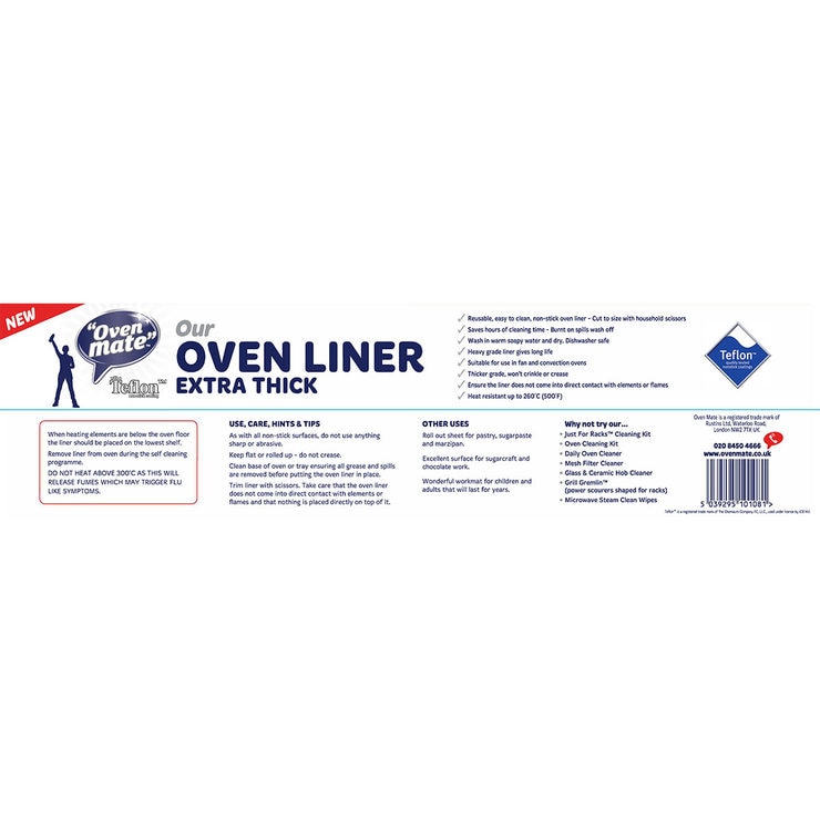 Oven Mate Extra Thick Oven Liner, 2 Pack Costco UK