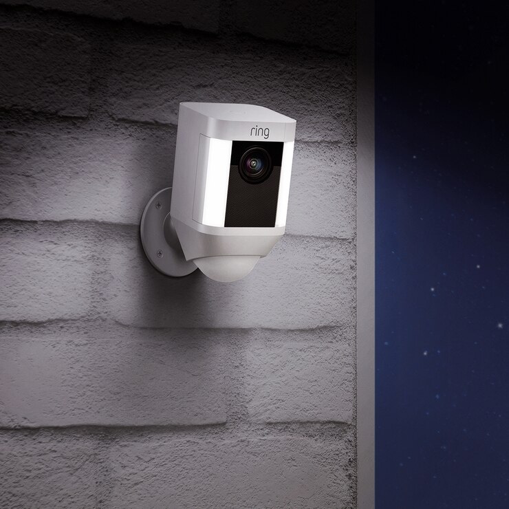 Ring Video Doorbell 3 with Ring Battery Spotlight Cam in 2 Colours