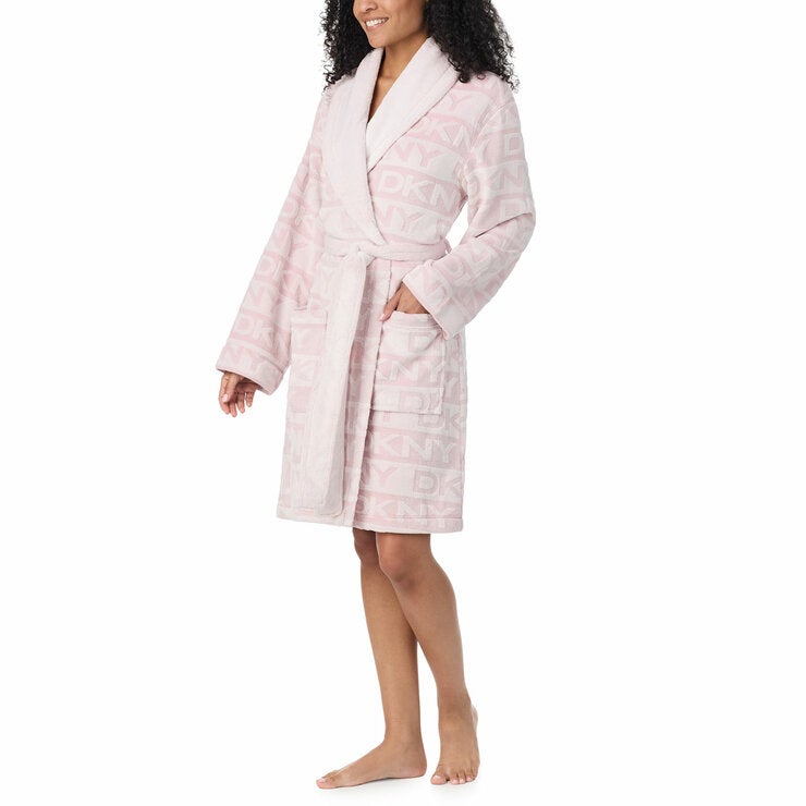 DKNY Ladies Frosted Robe