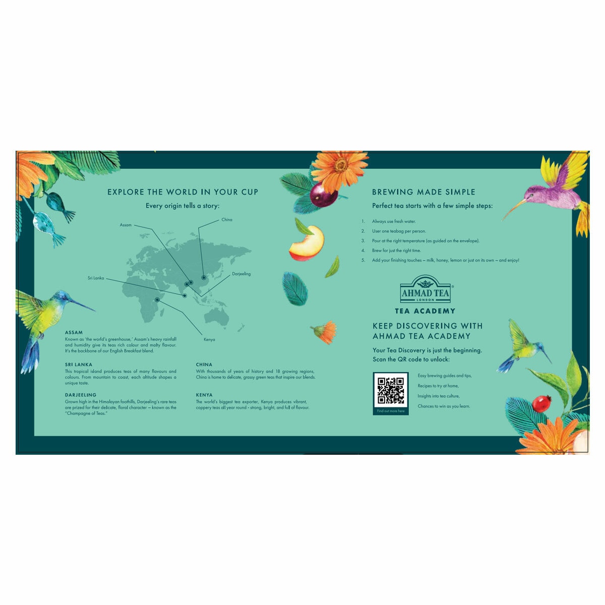 Origin of Ahmad Teas Origin of Ahmad Teas