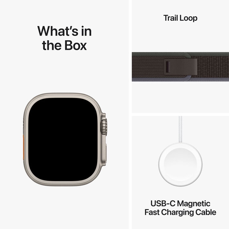 Buy Apple Watch Ultra 2 GPS + Cellular, 49mm Titanium Case with Blue/Black Trail Loop - M/L, MRF63B/A at costco.co.uk Buy Apple Watch Ultra 2 GPS + Cellular, 49mm Titanium Case with Blue/Black Trail Loop - M/L, MRF63B/A at costco.co.uk