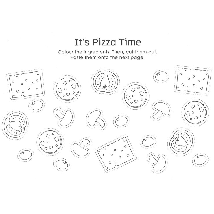 Little Genius Mega Activity Pad: Colour Cut & Paste Little Genius Mega Activity Pad: Colour Cut & Paste
