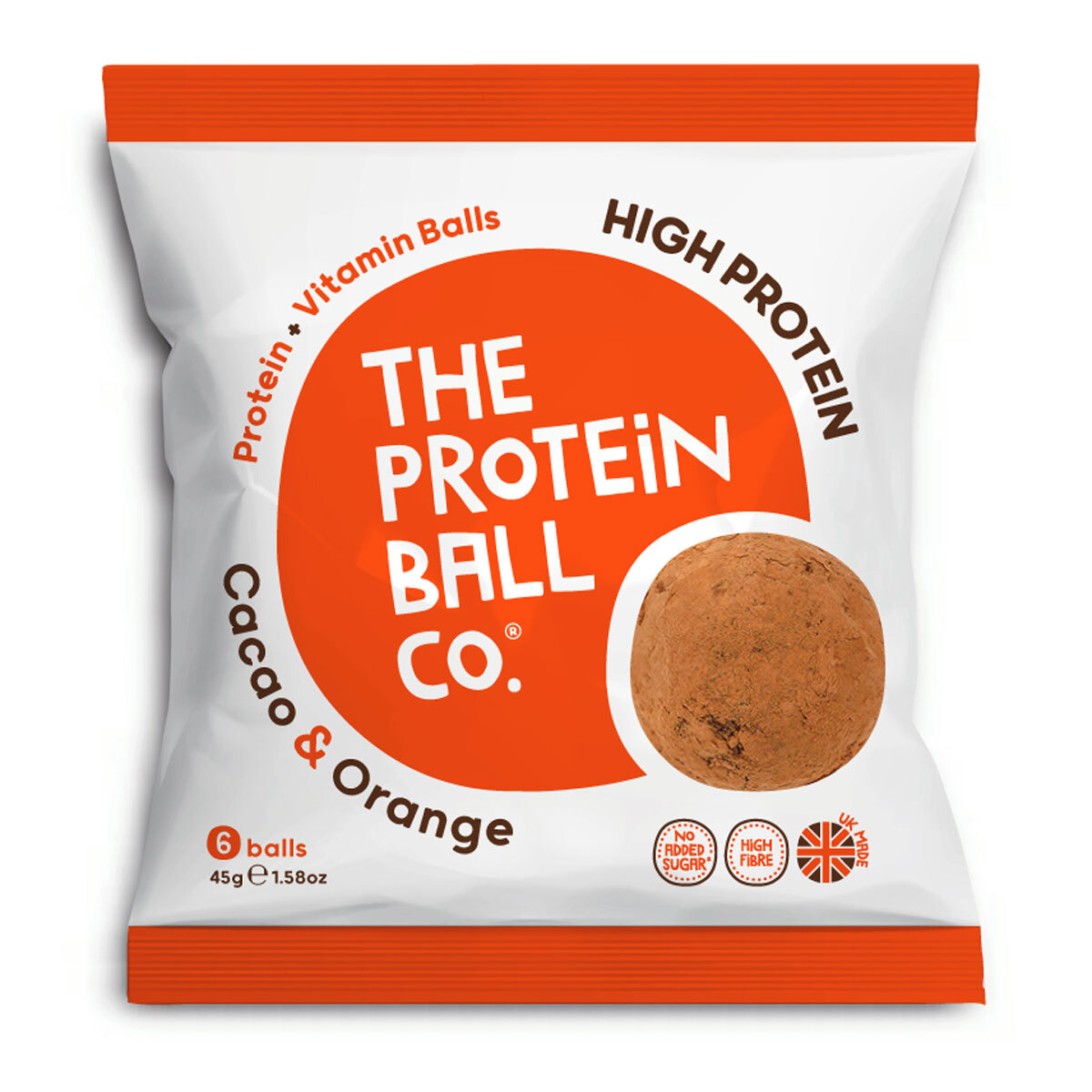 The Protein Ball Co. Cocoa & Orange, 20 x 45g