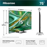Buy Hisense 75E8STUK 75 Inch Mini LED 4K UHD Smart TV at Costco.co.uk Buy Hisense 75E8STUK 75 Inch Mini LED 4K UHD Smart TV at Costco.co.uk