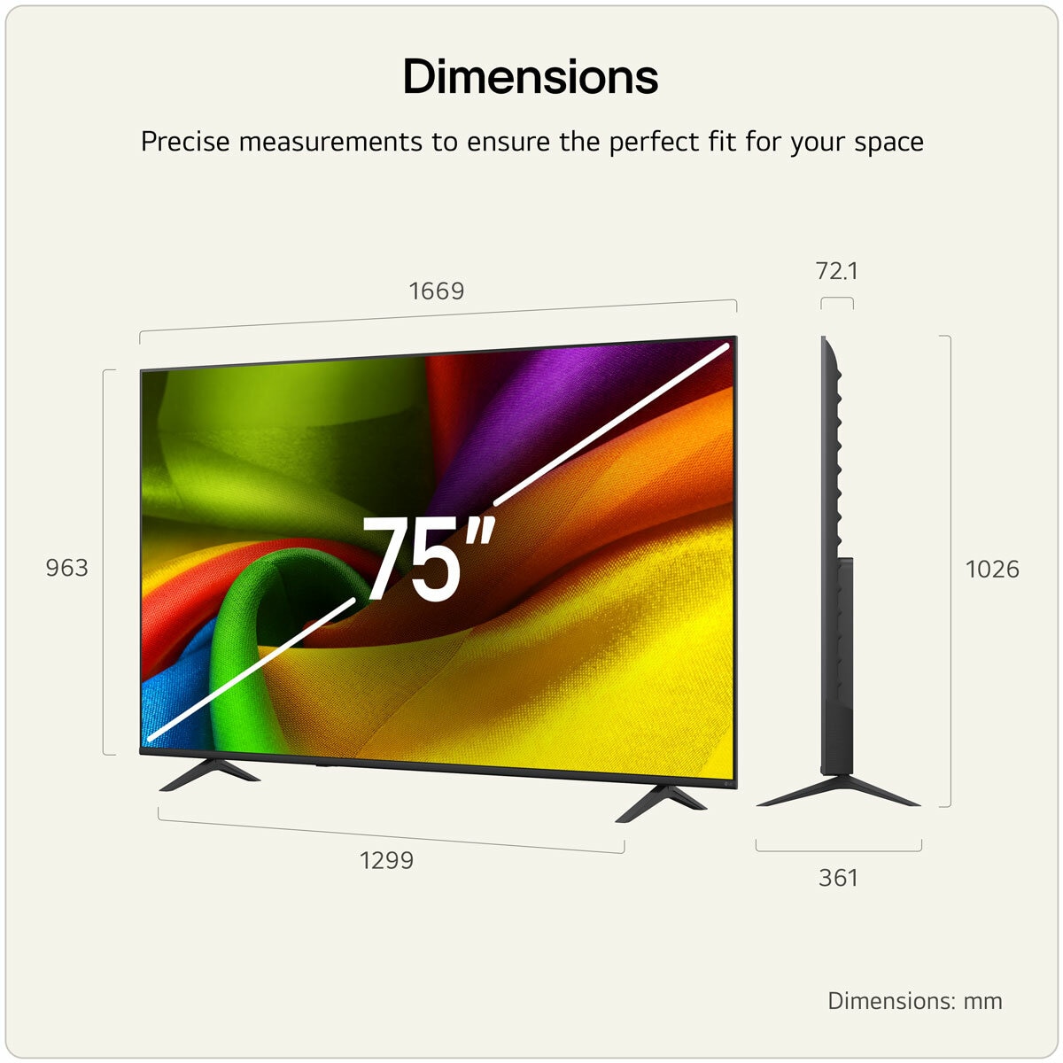 LG 75NU850B6LA 75 Inch 4K Ultra HD Smart TV LG 75NU850B6LA 75 Inch 4K Ultra HD Smart TV