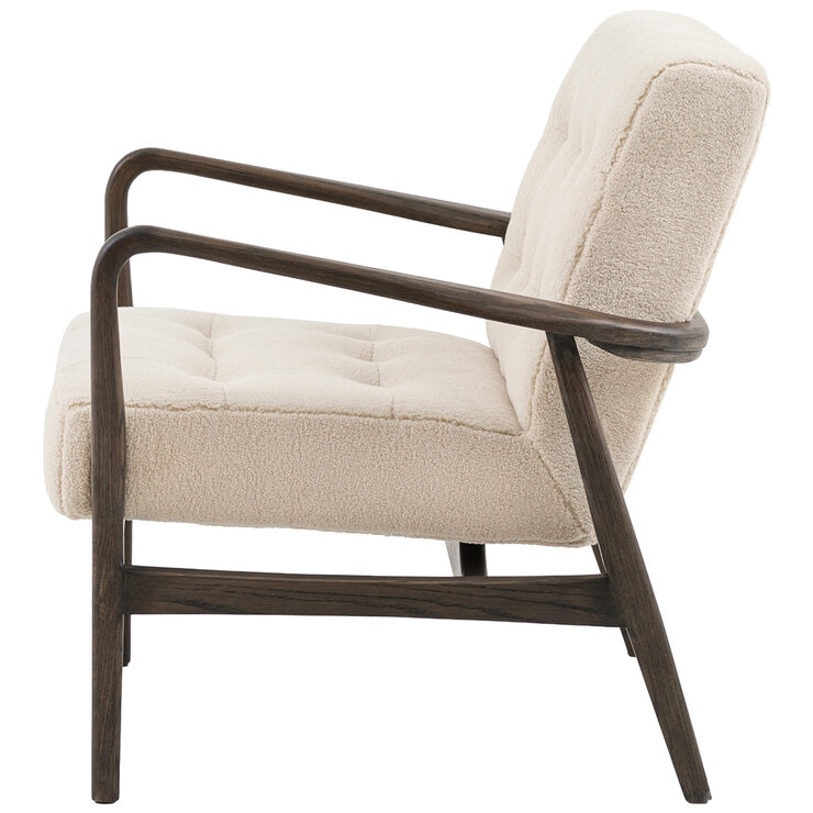 Gallery Humber Natural Faux Sheepskin Armchair Gallery Humber Natural Faux Sheepskin Armchair