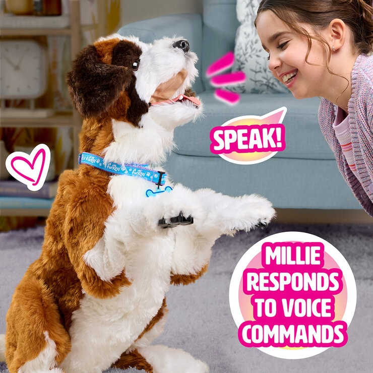 furReal - Millie My Lovin' Pup 22.5" Interactive Plush Toy (4+ Years)