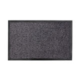 JVL Admiral Microfibre Barrier Mat in Charcoal, 50 x 80cm - 2 Pack