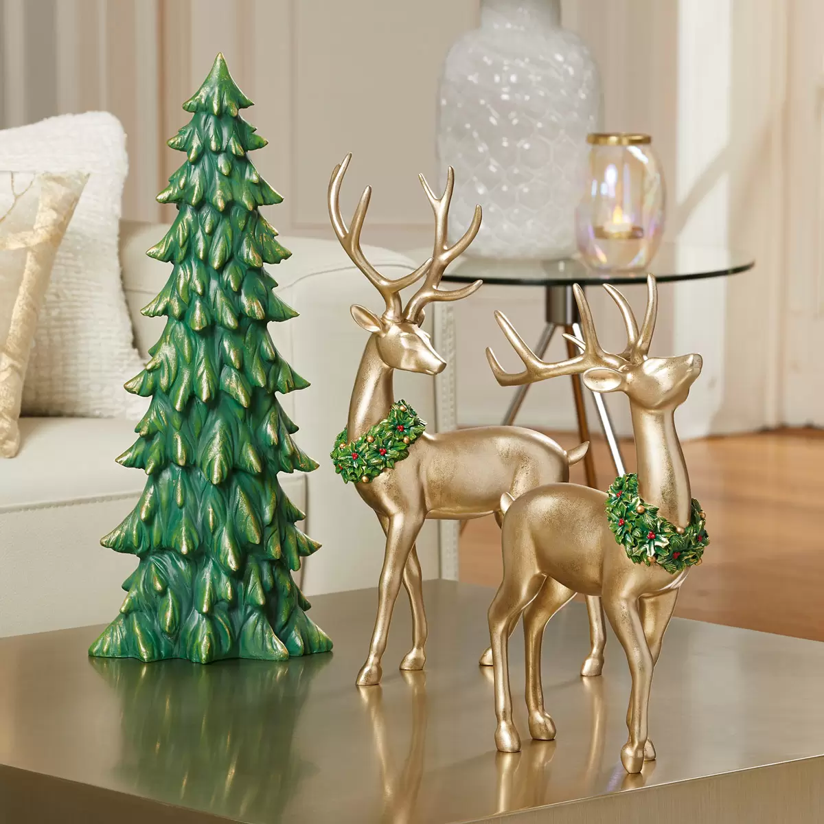 Buy Holiday Deer with Tree Deer Image at costco.co.uk