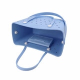 Studio image of the lue Beachcomber Beach Tote Bag, laid down to show the additional pocket Studio image of the lue Beachcomber Beach Tote Bag, laid down to show the additional pocket