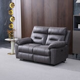 Lucca Grey Fabric Power Reclining 2 Seater Sofa
