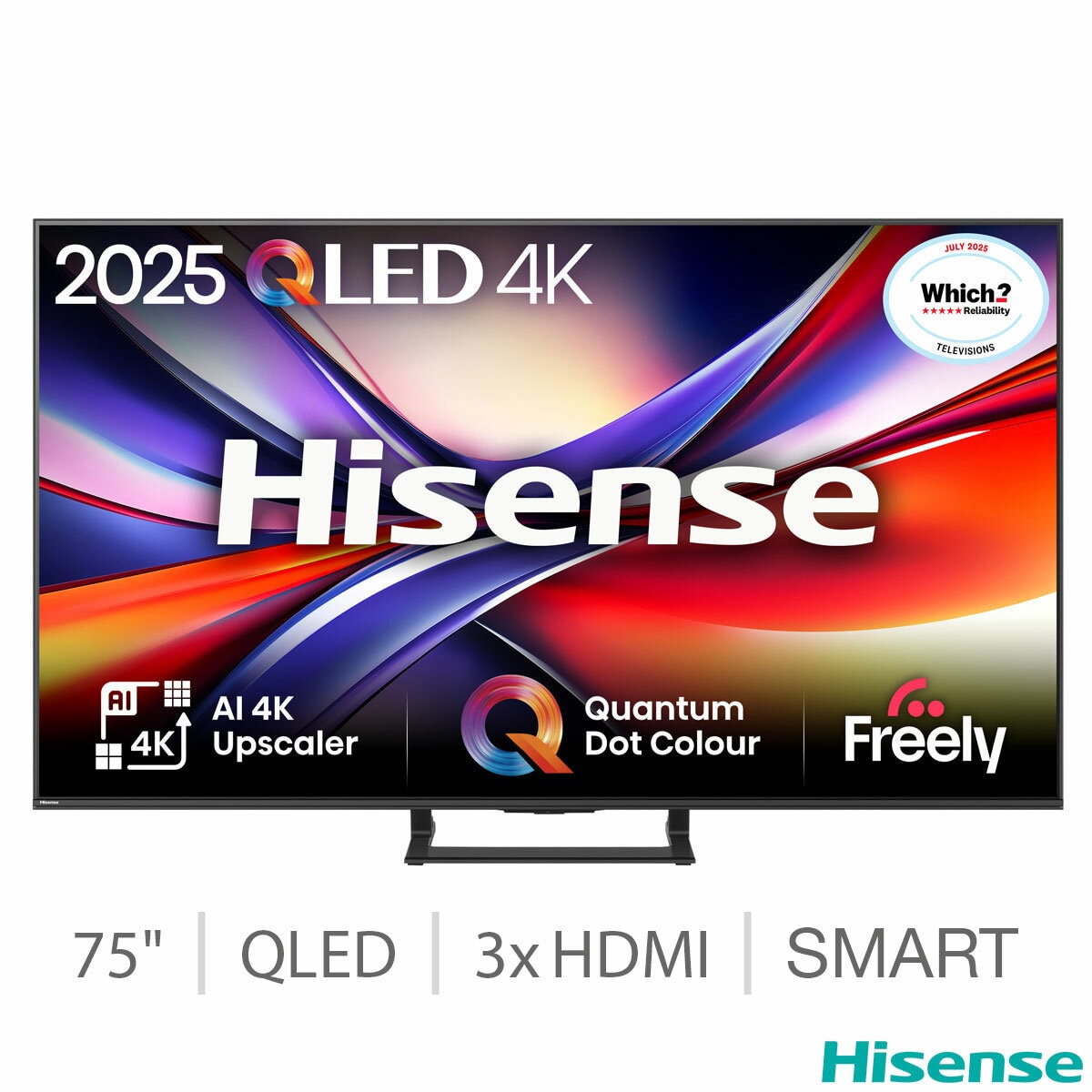Hisense 75A7QTUK 75 Inch QLED HD Smart TV Hisense 75A7QTUK 75 Inch QLED HD Smart TV