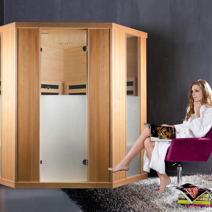 Superior Spa Idalia 4 Person Infrared Indoor Sauna Costco UK