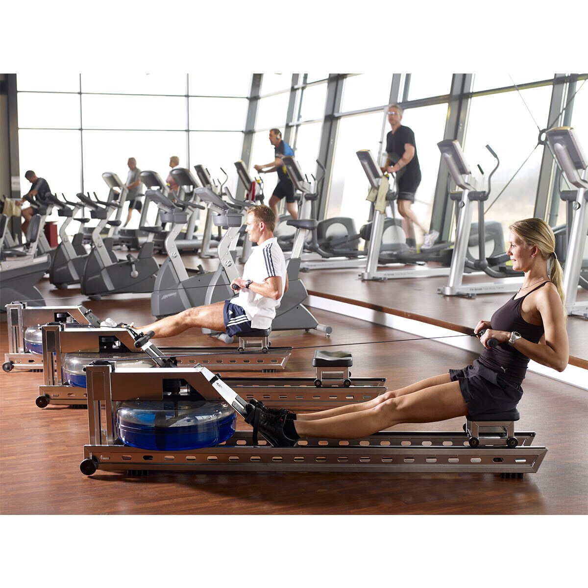 Installed WaterRower S1 LoRise Rowing Machine with Starter Kit Costco UK