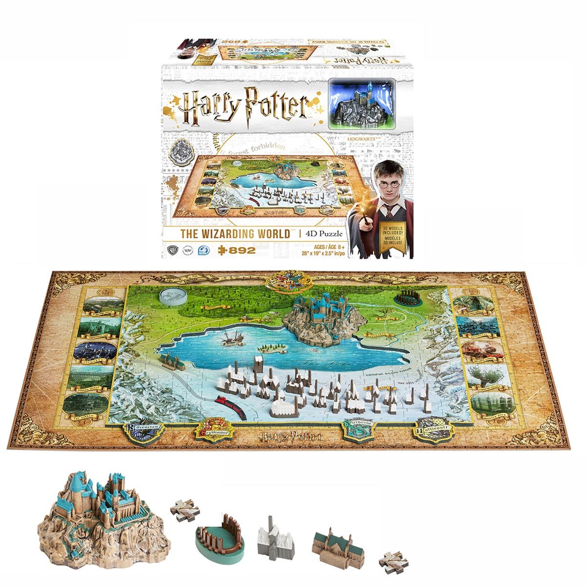 4D Cityscape Puzzle Assortment Harry Potter