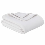 Berkshire Textured Chenille Throw in White, 152 x 178 cm