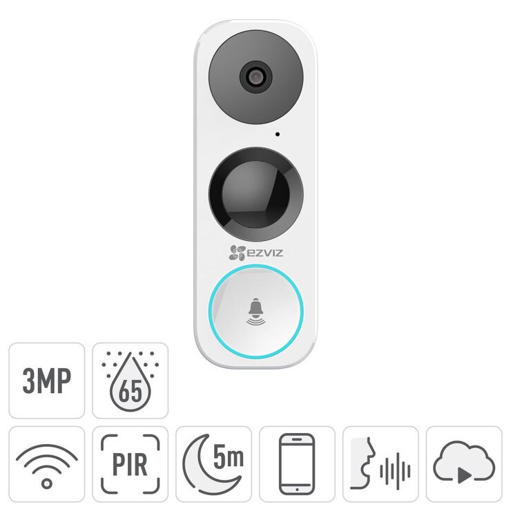Ezviz Video Doorbell Camera Costco UK