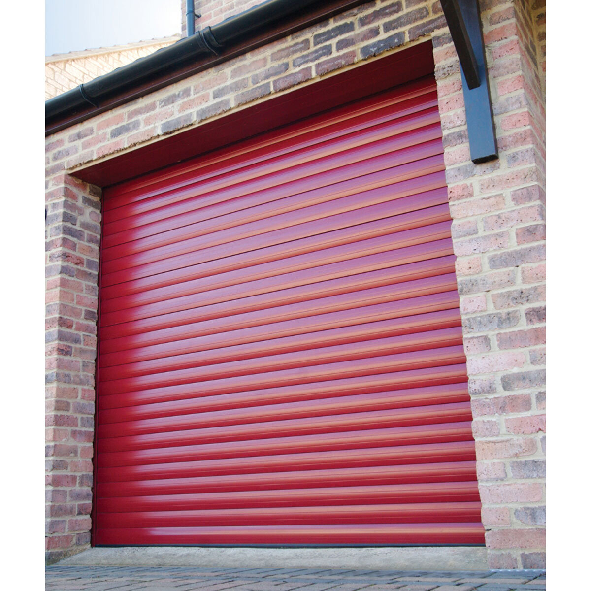 Cardale Grey Electric Roller Door 77mm up to 2.5 metres width