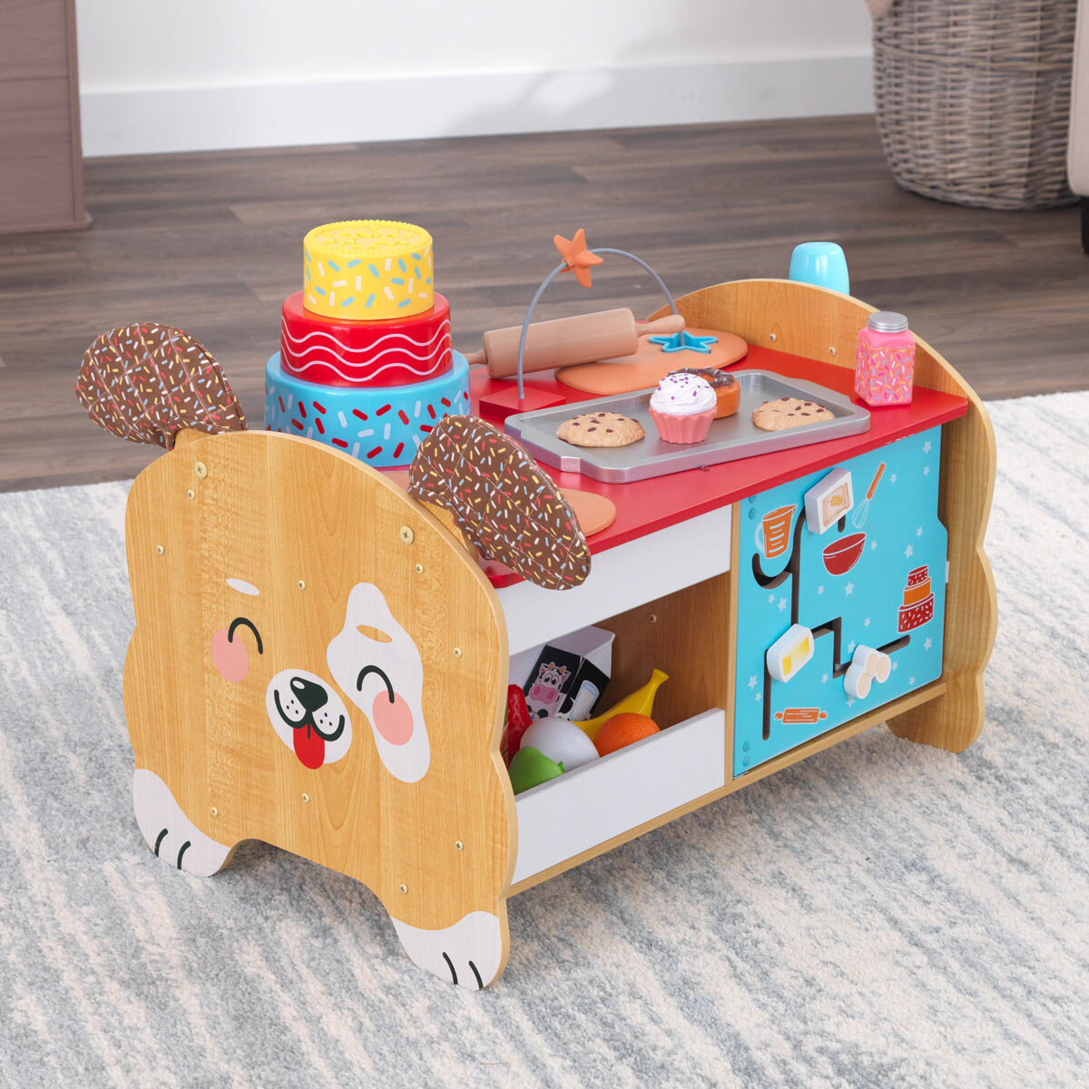 Buy KidKraft Foody Friends Deluxe Activity Center Overview1 Image at Costco.co.uk