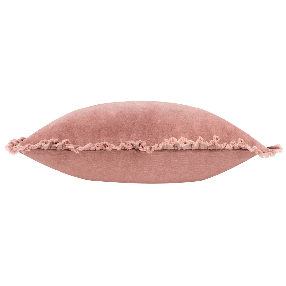 Furn Bertie Velvet Feather Fill Cushion 2 Pack in Rose, 45 x 45 cm