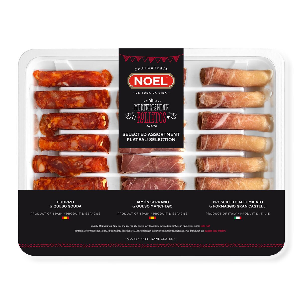Mixed Pack of Noel Mediterranean Rollitos