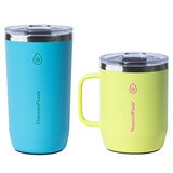 ThermoFlask Coffee and Mug Set in Blue & Yellow ThermoFlask Coffee and Mug Set in Blue & Yellow