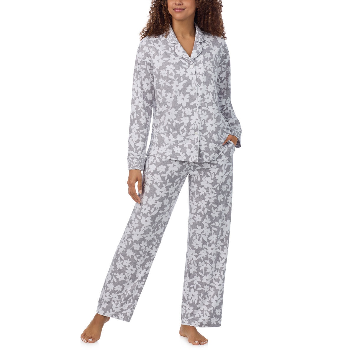DKNY Women's Notch Collar Pyjama Set