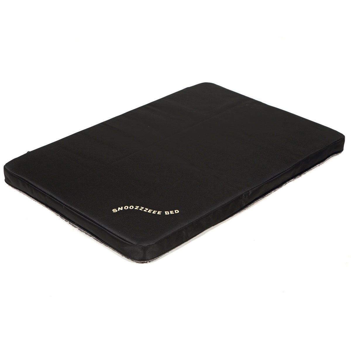 Snoozzzeee Dog Deluxe Reversible Pet Mat 28" x 39" in Black